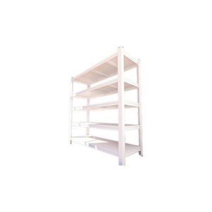 Estante de Almacenamiento para Garaje de Acero al Carbono, Ajustable en Múltiples Niveles, con Hebilla Rectangular, Color Blanco - Product Image 5