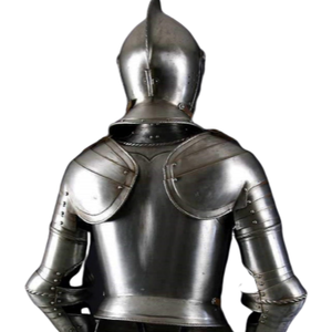 Armadura de cuerpo completo de guerrero de batalla, traje de armadura de caballero Medieval de acero de calibre 18, traje cruzado Medieval de armadura - Product Image 2