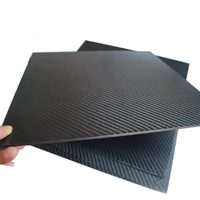 Plaque en fibre de carbone CFRP 3K Twill, plusieurs épaisseurs, finition brillante ou mate, découpe CNC, perçage personnalisé pour UAV, robot, feuille structurelle