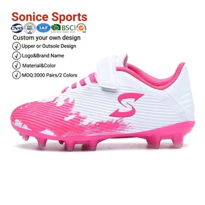Chaussures de football Unlace de qualité supérieure pour enfants Design à cheville basse pour la saison d'été et d'hiver - Product Image 4