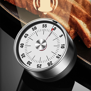 Wholesale <b>Kitchen</b> Mechanical <b>Timer</b> Cooking Magnetic Time Manager Rotary Stainless Steel Countdown - Product Image 4