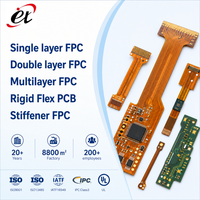 Service de fabrication de circuits imprimés rigides-flexibles multicouches sur mesure pour applications automobiles, haute fiabilité, circuit imprimé flexible