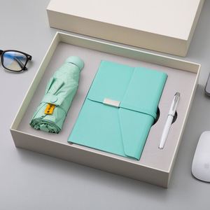 Luxury Executive <b>Notebook</b> <b>Set</b> Premium PU <b>Notebook</b> Pen Umbrella Personalized Corporate Gift Wholesale Bulk Items for Resale - Product Image 5