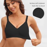 Soutien-gorge de maternité sans couture pour l'allaitement, soutien-gorge de sommeil doux sans armatures, bralette de maternité, tailles régulières et grandes tailles