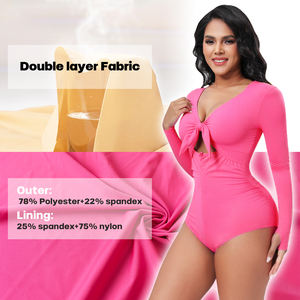 <span class=keywords><strong>Maillot</strong></span> <span class=keywords><strong>de</strong></span> <span class=keywords><strong>bain</strong></span> <span class=keywords><strong>sculptant</strong></span> une pièce rose avec logo personnalisé, en nylon et élasthanne, pour femme - Product Image 5