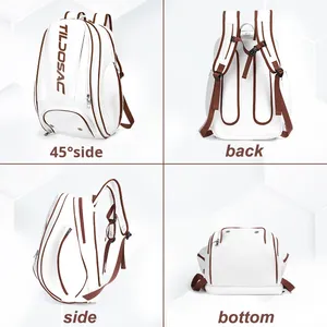 Sac à dos de pickleball personnalisé avec <span class=keywords><strong>logo</strong></span> OEM, vente en gros, 50L-60L, multi-couches, imperméable, grande capacité, sac de raquette de padel et de tennis - Product Image 2
