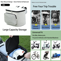 Sacoche de moto imperméable en tissu Oxford 600D écologique à 3 couches avec isolation en mousse, grande capacité, personnalisable, pour casque