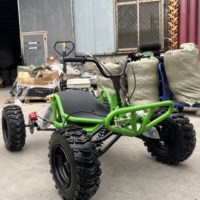 Go-Karts Todoterreno a Gasolina de 212cc con Llantas Antideslizantes de 8 Pulgadas para Exteriores, Go-Kart de Alto Rendimiento para Adultos de 60km/h, ¡Oferta!