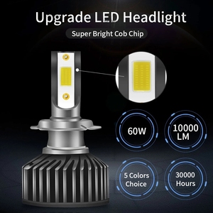 Yosovlamp 72W 8000lm S2 F2 COB <span class=keywords><strong>Led</strong></span> Đèn Pha <span class=keywords><strong>H4</strong></span> H7 9005 H11 H10 H8 H13 F2 cho xe ô tô lỗi-miễn phí 365 ngày Bảo hành 6000K màu - Product Image 5