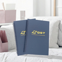 Carnet de notes A5 personnalisé avec logo, couverture rigide, impression à chaud, agenda promotionnel, 80 feuilles, pour entreprise
