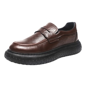 Zapatos Mocasines Casuales Modernos para Hombre, Versátiles, de PU Artificial, Calzado Moderno, Estilo Retro Británico - Product Image 3