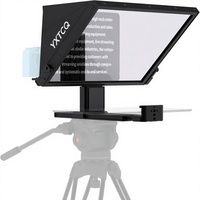 Téléprompteur portable YXTCQ JY17 pour caméra/DSLR/tablette, synchronisation vocale IA, défilement automatique, contrôle par application à distance, objectif grand angle