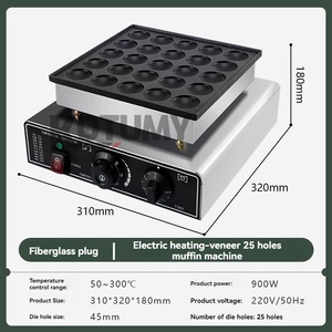 Máy Pancake điện, gian hàng thương mại, đồ ăn nhẹ, Máy ĐốT chiêng, Máy Làm Bánh quế - Product Image 3