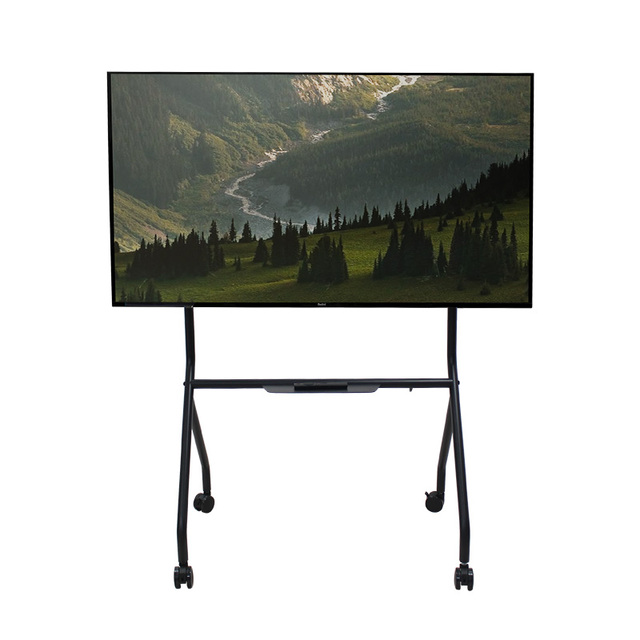 Heavy Duty Black White Solid Wood Tripod Legs 32" 65" Inch Artistic Easel Studio Mobile Floor TV Mounting Cart Stand VESA