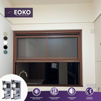 Fenêtre à guillotine simple EOKO Hurricane Impact NFRC, verre Low-E insonorisé, pour fournisseur de matériaux de construction