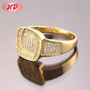 Neue Modell-Designs Vergoldeter Damen-Schmuck Modischer <span class=keywords><strong>Ring</strong></span> Fingerringe Fotos - Product Image 3