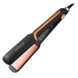 Fer à lisser professionnel en titane <span class=keywords><strong>pour</strong></span> <span class=keywords><strong>cheveux</strong></span>, ondulateur et lisseur à ondulations, vente en gros directe usine - Product Image 2