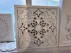 Maßge schneiderte GFRG Gips Wand paneel Feuerfeste Gips Bas <span class=keywords><strong>Relief</strong></span> im orientalischen Stil für Hotel & Haus Dekor - Product Image 5