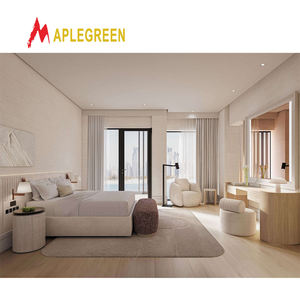 थोक गुणवत्ता सराय एमडीएफ और प्लाईवुड होटल फर्नीचर आधुनिक लक्जरी बुटीक होटल बेडरूम सेट - Product Image 1