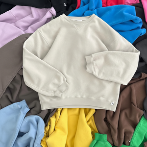 Sweats à capuche surdimensionnés pour femmes Sweats en molleton de coton Pulls à manches longues Pull Tenues d'automne - Product Image 1