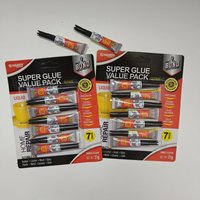 7 paquets de colle super forte transparente et écologique pour le travail du bois et la fixation rapide de divers matériaux
