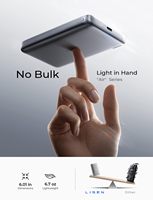 LISEN 2026 Nouveau Chargeur Magnétique Sans Fil Qi2 15W, Batterie Externe Portable 10000mAh à Charge Rapide pour iPhone 17 Pro Max
