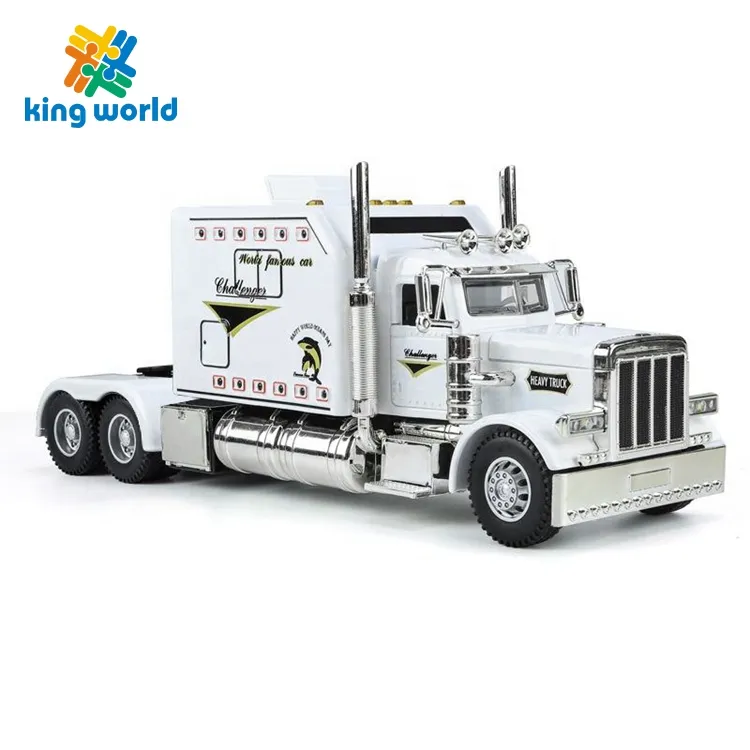 1:24 Actros Aanhangwagen Diecast Model Legering Auto 'S Speelgoed Amerikaanse Tractor Voertuigen Metalen Model Auto Decoratie