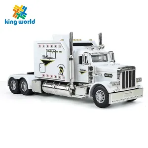 1:24 Actros Trailer Truck Diecast MODEL Alloy Cars Toy American Tractor Vehicles Metal Model Car Decoration