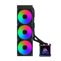 Nouveau Radiateur Hydroshift II LCD-S 360mm TL BK&WH RGB avec écran LCD IPS de 3,4 pouces