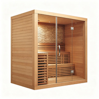 Salle de sauna infrarouge haute performance avec configuration personnalisée, finition haut de gamme et contrôle intelligent de la température pour une santé de luxe
