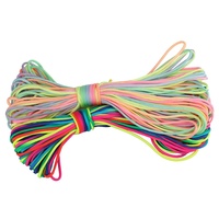 4mm Regenbogen bunte Hank Verpackung 7 Innen kerne Paracord 550lbs Fallschirm schnur für Überlebens armband 100Meter