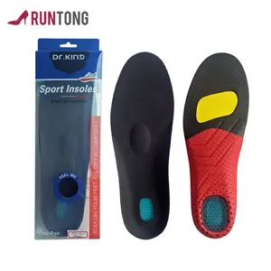 싼 pu 스포츠 실행 Insoles 신발 삽입 젤 안창 남성과 여성