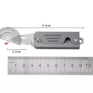 Mini couteau de démontage, livraison express, lame tranchante, haute dureté, pliable, portable, porte-clés, couteau à fruits - Product Image 4