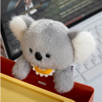 Porte-clés en peluche animaux mignons, Koala, Grenouille, Lapin, Souris, en peluche douce, breloque de sac, cadeau pour enfants, vente en gros, fabricant sur mesure