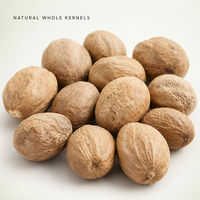 Noix de muscade entière séchée Myristica Fragrans, ingrédient alimentaire naturel pour la pâtisserie, la cuisine et l'assaisonnement