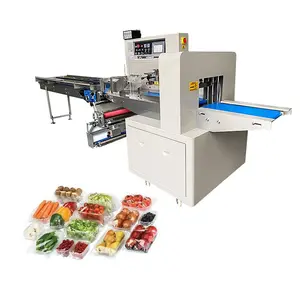 Máquina de embalagem horizontal automática de frutas e vegetais com travesseiro