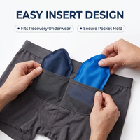 Packs de gel chaud/froid réutilisables OEM pour la récupération après une vasectomie, sous-vêtements avec poche de gel pour soulager la douleur et l'enflure testiculaire