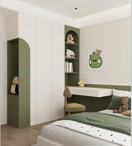 Armoire pour garçons, meubles de chambre à coucher personnalisés pour garçons, armoire bleue mignonne et adorable - Product Image 2