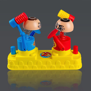 2 Players Plastic Hammer Battle <b>Desktop</b> Games Competitive Tabletop Stress Relief Parent-child Educational <b>Toy</b> Birthday Party - Product Image 5