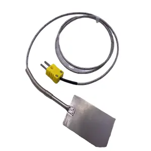 Mit Edelstahl platten sensor K Typ Hochtemperatur-Sonden thermo element