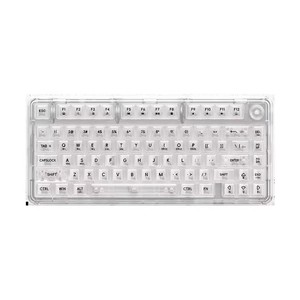 Clavier mécanique en acrylique Weikav ONE75, transparent, tri-mode, rétroéclairage RVB, sans fil 2,4 GHz, USB-C, programmable, clavier de jeu - Product Image 3