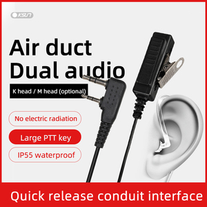 Auricolare con Tubo Acustico e Microfono a 2 Pin per Walkie Talkie Baofeng 888S UV-5R UV-82 TYT Retevis - Product Image 2