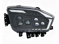 Phare avant Foton Auman EST N H5 Full LED, 6 faisceaux faibles, 12 faisceaux forts, DRL en forme de C, 83W, pour camion H436400000013