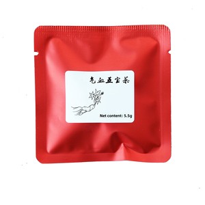 Té de Frutas Mixtas Qi <span class=keywords><strong>Blood</strong></span> Five Treasures, Longan, Dátil Rojo, Bayas de Goji, Ginseng, Té Negro, Bolsitas de Té Triangulares, Paquete de Prueba de Belleza - Product Image 5