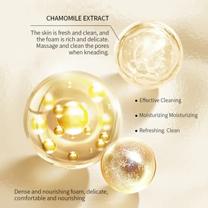 Nhãn Hiệu Riêng Hữu Cơ Chống-Mụn Trứng Cá Rửa Mặt Rửa Mặt Sữa Rửa Mặt Sâu Dưỡng Ẩm Tạo Bọt Sữa Rửa Mặt Làm Mịn Da Kem Dưỡng Da - Product Image 3