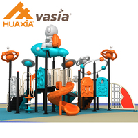Ensemble de jeux en plastique PVC personnalisé, petit et pas cher, pour enfants, toboggan extérieur pour parc sportif, jardin et usage domestique