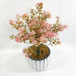 Fiori Artificiali all'Ingrosso, Gypsophila a 5 Teste, Piccolo Bonsai per Decorazione Casa, Matrimoni e Fotografia - Product Image 5