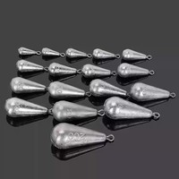 Plombs de pêche en fer galvanisé 1oz avec émerillon Coastlock pour la pêche au drop shot et la Carolina Rig