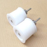 Galets de suspension à simple rouleau pour câble en nylon, Poulie d'angle pour câble, Tube de guidage en nylon