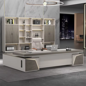 Luxe Modern Design Executive Office Desks L-Vormige Kantoorkantoorcontainer Huisvest Ecritorios Computertafel - Product Image 1